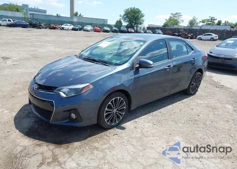 2016 Toyota Corolla S Premium from USA, damaged, VIN 2T1BURHE8GC531318